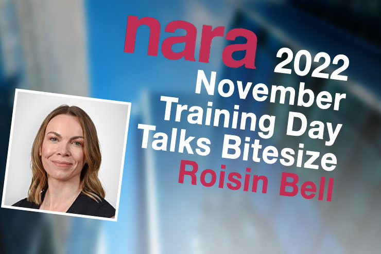 2022 November Training Day Talks Bitesize: Roisin Bell - Taking Possession